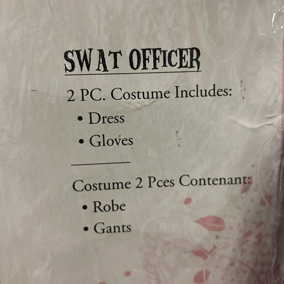 Swat officer Halloween costume with accessories - Picture 7 of 11